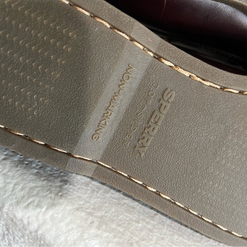 Sperry  Top-Sider Men's Authentic Original Boat Driving Shoes In Amaretto Sz 13‎ - Picture 11 of 12